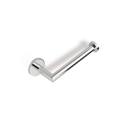 Round Chrome or Satin Nickel Toilet Paper Holder